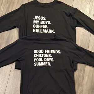 Black Graphic women’s shirt lot